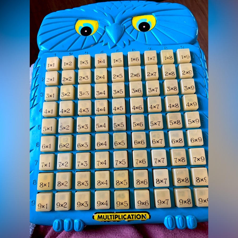 1998 multiplication learning toy
